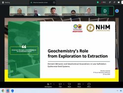 NHM Gandeng MGEI-SC UNG Bahas Peran Geokimia dalam Industri Pertambangan