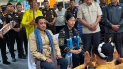 Kajati Roberthus Disambut dengan Joko Kaha saat Tiba di Maluku Utara