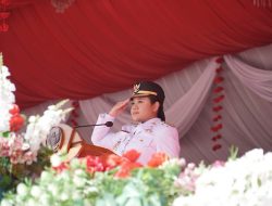 Momen Bupati Taliabu Sashabila Mus Jadi Inspektur Upacara HUT ke-81 RI