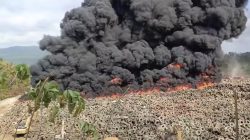Kebakaran di Penampungan Ban Bekas PT IWIP, Polisi Selidiki Penyebabnya