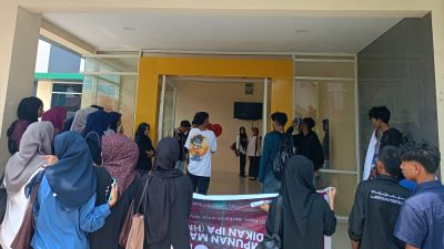 Mahasiswa UNUTARA Aksi, Soroti Mandeknya Perkuliahan hingga Hak Dosen