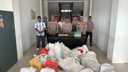 Polisi Sita Ribuan Mihol di Pulau Taliabu