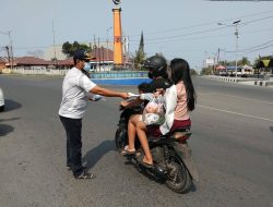 Cegah Dampak Asap Kebakaran, Dinkes Morotai Gelar Pembagian Masker