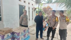 Polres Morotai Bantu Keluarga Korban Tersengat Listrik di Desa Bido
